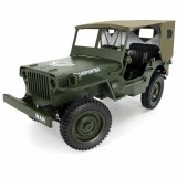JJRC Q65 2.4G 1/10 Jedi Proportional Control Crawler Military Truck Remote Control Car With Canopy LED Light