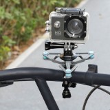 Bicycle Bike Anti-vibration Camera Mount 15mm-31mm Diameter Tube Fixed Bracket For GoPro Hero Xiaoyi 4k Sport Camera Outdoors Sport DJI