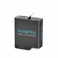 Ruigpro 1220mAh Lipo Battery for Gopro Hero 5/6/7 Sport Camera Accessories