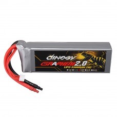 DINOGY GRAPHENE 2.0 14.8V 3300mAh 70C 4S Lipo Battery for FPV RC Drone