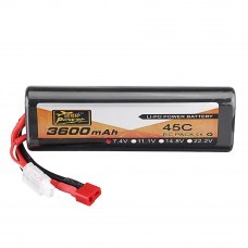 ZOP Power 7.4V 3600mAh 45C 2S Lipo Battery T Plug for RC Car Drone
