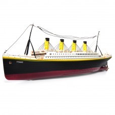 NQD 757 1/325 2.4G 80cm Simulation Titanic RC Boat Electric Ship Model with Light RTR Toys