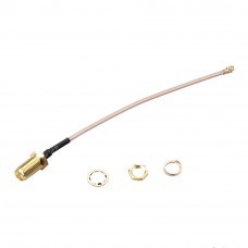 RJXHOBBY RF Connector Pigtail Cable Wire SMA Female to uFL u.FL IPX IPEX Extension Cable 2pcs