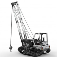 SWRC 010 2.4G 10CH 1745PCS 2Stainless Steel DIY Remote Control Car Heavy Duty Crane Model Vehicles