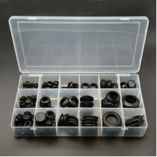 125Pcs O-rings Rubber Band Sealing Guard Protection Ring 7/9/12/16/20/22/25mm with Storage Box for RC Model 