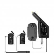 YX 3 IN 1 JP Plug Dual Batteries Car Charger with USB Port for DJI Mavic Mini RC Drone