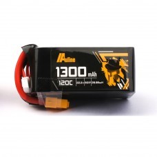 Auline 22.2v 1300mah 120C 6S XT60 Plug for 5 Inch  FPV Racing Drone