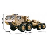 Toyan Military Truck 1/12 2.4G RWD Remote Control Car With 4 Stroke Methanol Engine OFF-Road Remote Control Vehicle Model