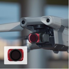 Aluminum Alloy Camera Lens Red Adjustable CPL UV ND8 Filter Combo Set for DJI Mavic Air 2 RC Drone
