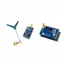 MATEK Systems VTX-1G3-9 1.2Ghz 1.3Ghz 9CH International INTL Version FPV Video Transmitter With VRX-1G3-V2 1.2/1.3GHz 9CH Wid Band FPV Video Receiver