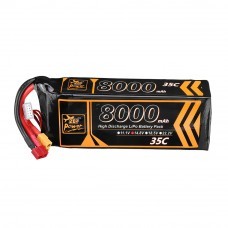 ZOP Power 14.8V 8000mAh 35C 4S Lipo Battery T Deans XT60 Plug for RC Car