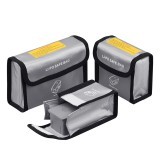 Lipo Battery Explosion-Proof Safety Protective Storage Bag Silver 1/2/3 Pack for DJI Mavic AIR 2 RC Drone