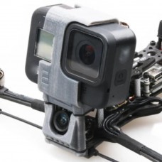Flywoo Explorer LR 4 / Hexplorer LR 4 Spare Part 3D Printed TPU Camera Mount for Gopro 8 FPV Racing Drone