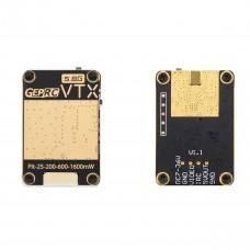 GEPRC RAD VTX 5.8GHz 1.6W PIT mode/25mW/200mW/600mW/1600mW  FPV Long Range Transmitter Support OSD 30.5mmx30.5mm MMCX
