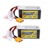 2PCS Tattu R-Line V1.0 14.8V 850mAh 95C 4S1P Lipo Battery XT60 Plug for RC Drone