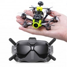 Flywoo Firefly Hex Nano Hexacopter DJI HD 90mm 1.6 Inch 4S PV Racing Drone w/ Vista Nebula Nano V2 & DJI FPV Goggles V2 Combo