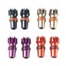 1 Pairs STP 3MM Multi-color CNC Gimbal Stick Ends Integrated 3D Non-slip Metal Rocker Head for FrSky X9D Plus FUTABA JR Spektrum Radio Transmitter