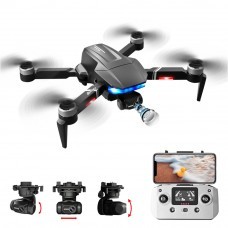 LSRC S7S GPS 5G WiFi FPV with 4K EIS HD Dual Camera 3-Axis Gimbal Optical Flow Positioning Brushless Foldable RC Drone Drone RTF