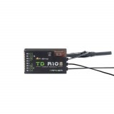 FrSky TD R10 OTA 2.4GHz 900M 10CH Tandem Dual-Band Mini RC Receiver Low Latency Long Range Built-in Voltage Sensor Black Box Function for RC Drone