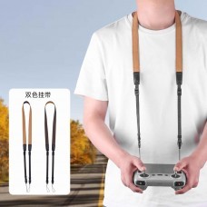 BRDRC RC Smart Remote Control Lanyard Neck Strap Adjustable brown Hanging Buckle Rope for DJI Mini 3 PRO Screen Controller