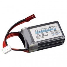 Infinity 850mAh 30C 11.1V 3S/7.4V 2S JST Lipo Battery For RC Models