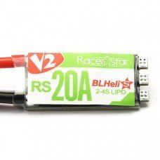 Racerstar RS20A V2 New 20A  Blheli_S OPTO 2-4S ESC Support Oneshot42 Multishot 16.5 Dshot600 