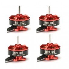 4X Racerstar Racing Edition 1103 BR1103 8000KV 1-2S Brushless Motor Red For 50 80 100 Multirotor