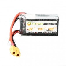 XF Power 11.1V 850mAh 3S 40C Lipo Battery XT60 Plug 