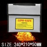 New Surface Fireproof Explosion Proof  Li-po Battery Safety Protective Bag 240*210*50MM