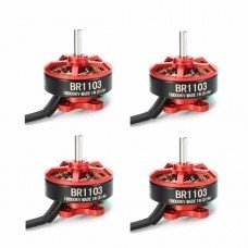 4X Racerstar Racing Edition 1103 BR1103 10000KV 1-2S Brushless Motor Red For 50 80 100 RC Multirotor