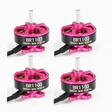 4X Racerstar Racing Edition 1103 BR1103 10000KV 1-2S Brushless Motor Pink For 50 80 100 Multirotor