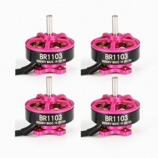 4X Racerstar Racing Edition 1103 BR1103 8000KV 1-2S Brushless Motor Pink For 50 80 100 RC Multirotor