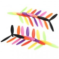 10 Pairs Racerstar 2530 R-DD65X3 65mm 3 Blade Propeller 1.5mm Mounting Hole For 1103-1106 Motor