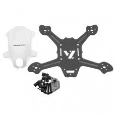 Youbi XV-130 130mm Frame Kit with Screw and Cover Gray White Black