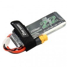 Charsoon 7.4V 2200mAh 2S 60C Lipo Battery XT60 Plug with Strap