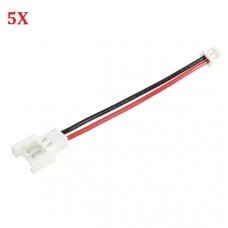 5X JST 1.25mm 2 Pin Micro Male Female Connector Plug 40mm Wires Cables for Blade Inductrix