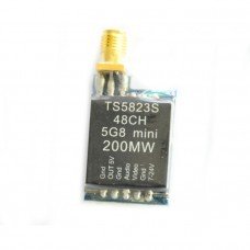 TS5823S Micro VTX 5.8G 200mW 48CH Mini FPV Transmitter SMA RP-SMA for RC Racer