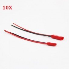 10X DIY JST Male Female Connector Plug With Cables for RC LIPO Battery FPV Drone Drone