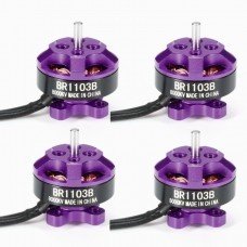 4X Racerstar Racing Edition 1103 BR1103B 8000KV 1-3S Brushless Motor Purple For 50 80 100 Mini Frame