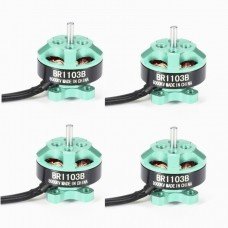 4X Racerstar Racing Edition 1103 BR1103B 8000KV 1-3S Brushless Motor Green For 50 80 100 Mini Frame