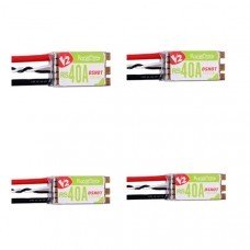 4X Racerstar RS40A V2 40A BLHELI_S BB2 OPTO 2-5S Brushless ESC Dshot 600 Ready for FPV Racing