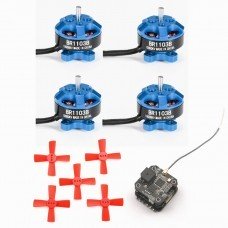 Racerstar 1103 BR1103B 10000KV Motor Blue w/ 1535 Prop Eachine Minicube Compatible DSM RX F3 ESC