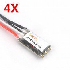 4X Racerstar A10A 10A ESC 2-4S Blheli_S 16.5 Dshot Ready 8BB2 MCU 1.2g For 80-130mm Micro FPV Racer