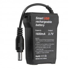 Eachine VR007 Pro 3.7V 1600mAh LiPo Battery DC 3.5mm For FPV Goggles Headset Support USB Charging