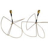 1.2G 3dB TX RX FPV Clover Antenna RP-SMA/SMA Male