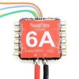 16x16mm Racerstar Star6 6A Blheli_S 1-2S Dshot600 Ready 4 In 1 ESC for FPV Racing