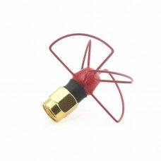 FuriousFPV 5.8Ghz 1.7dBi Pinwheel Short FPV Antenna RHCP RP-SMA Male