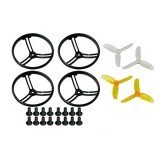 4 PCS Kingkong 2.8 Inch Propeller Protective Guard All Surround with 4 Pairs 2840 Propeller