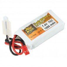 ZOP Power 7.4V 1000mAh 70C Lipo Battery JST Plug