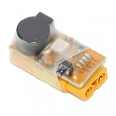 In-Line Battery Voltage Alarm with LED XT60 Plug For 2-6s Lipo Battery
